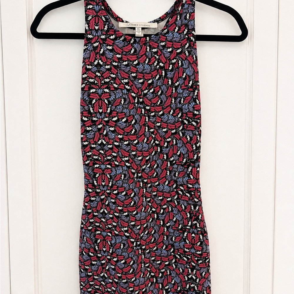 Lovers + Friends Mini Dress with butterfly mosaic design
